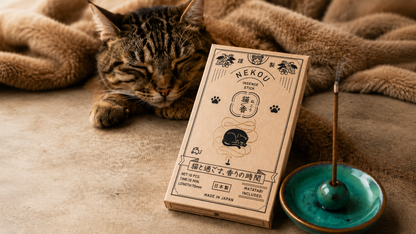 猫と一緒に楽しむお香 NEKOU 猫香 10本入り
