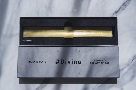 真鍮製香皿_ロングスティック向け