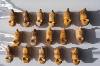 パロサンキャット　パロサント木彫りの猫